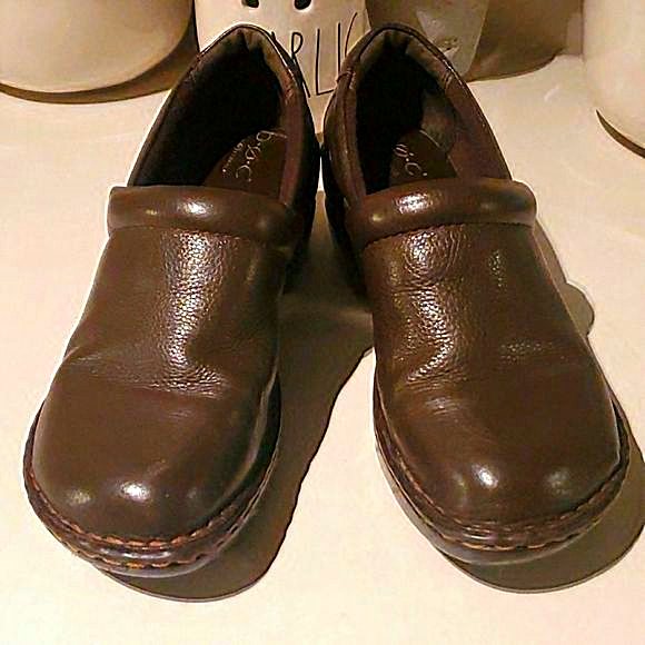boc Shoes Boc By Born Womens Brown Leather Clog Shoe Poshmark